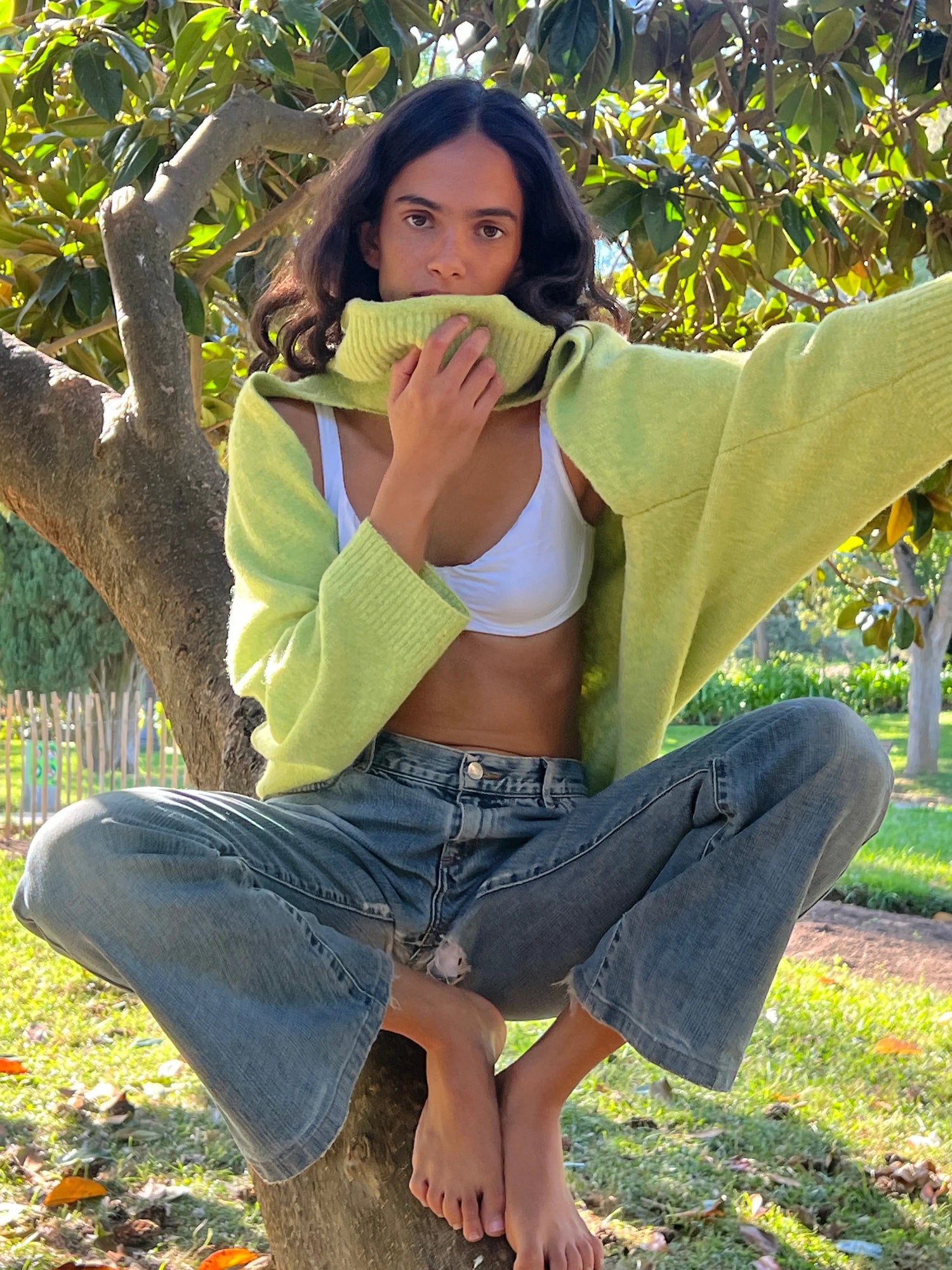 Green Apple Sweater