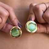 Green Dot Boucles d'oreilles