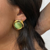 Green Dot Boucles d'oreilles