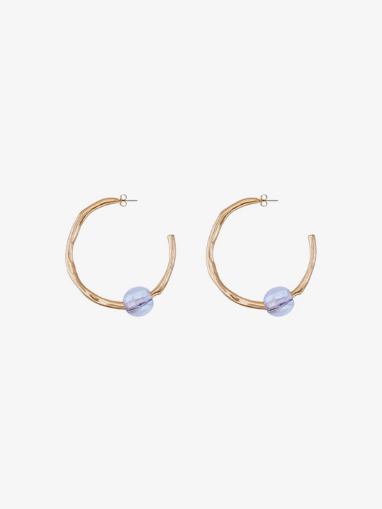 Hazel Blue Hoops