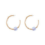 Hazel Blue Hoops