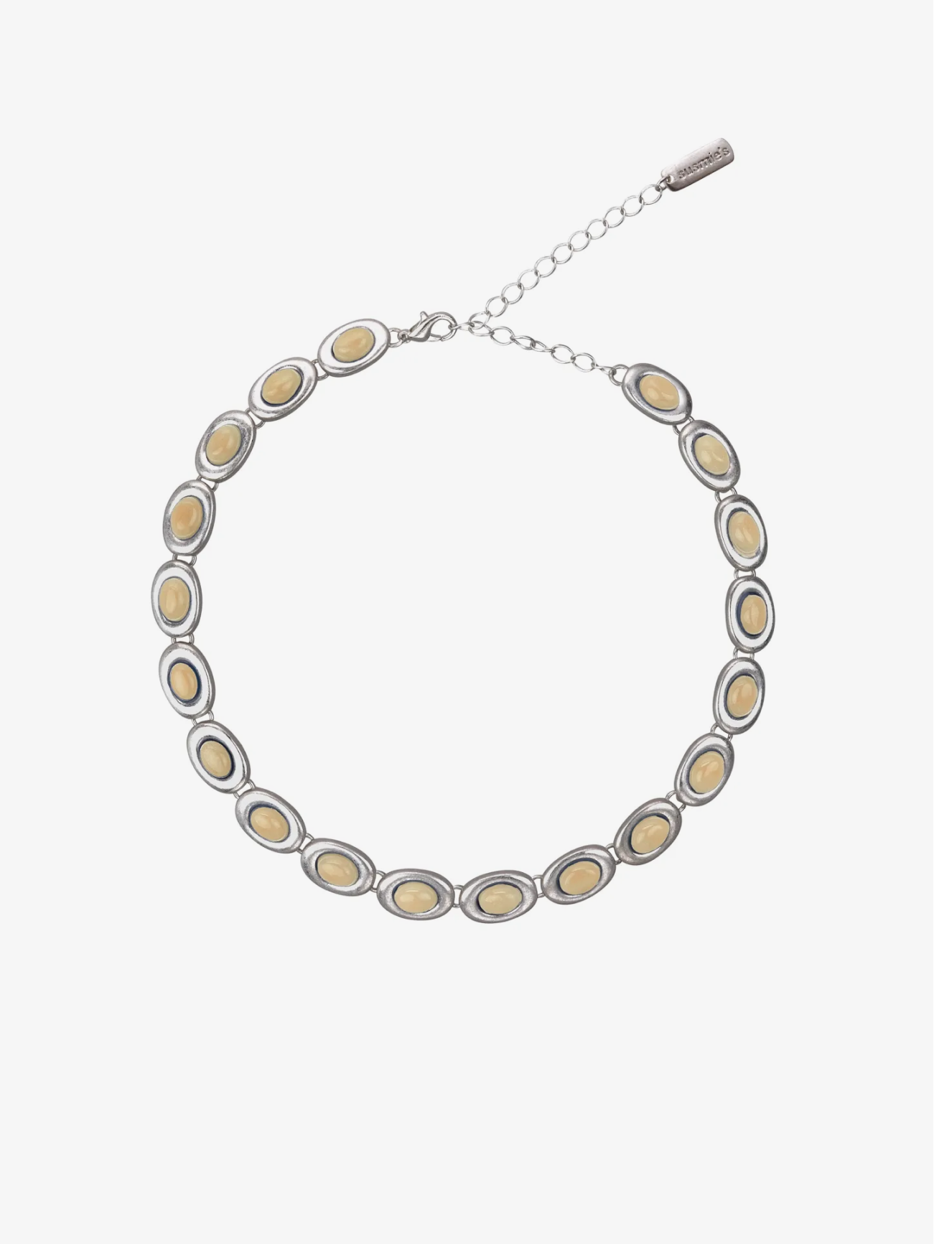 I gave you my heart Butter Silver Necklace