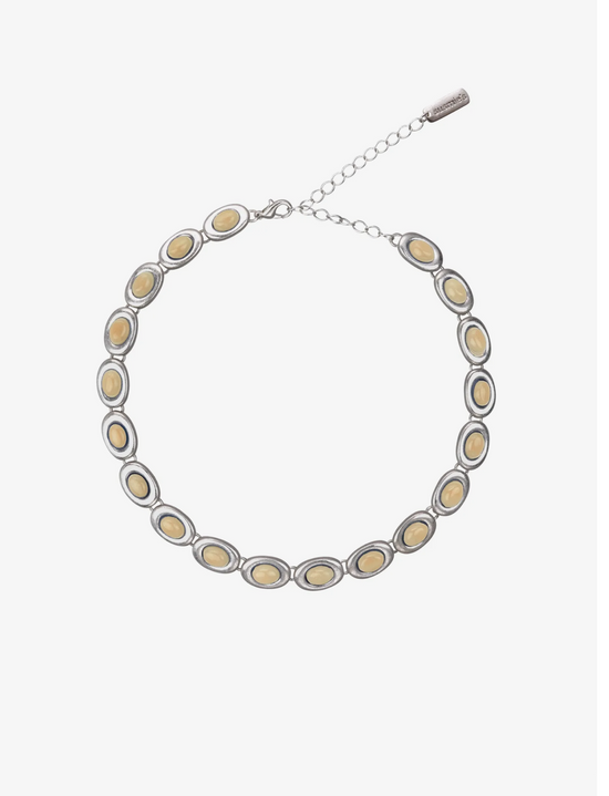 I gave you my heart Butter Silver Necklace