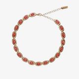 I Gave You My Heart Amber Gold Necklace