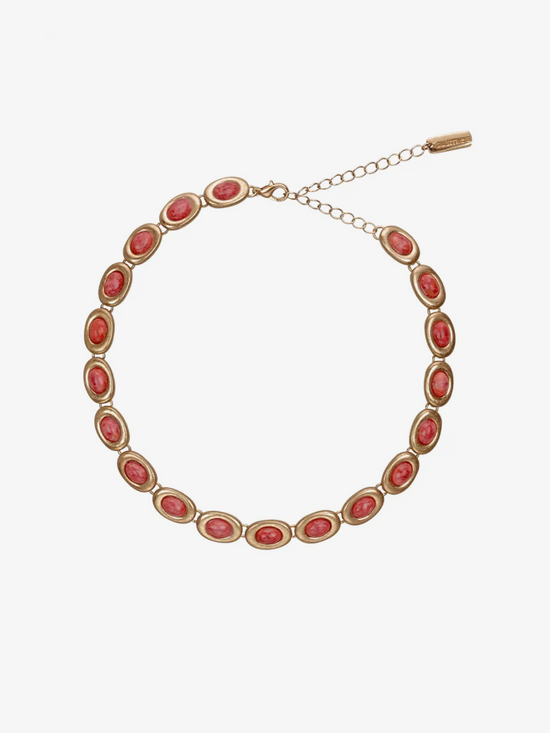 I Gave You My Heart Amber Gold Necklace