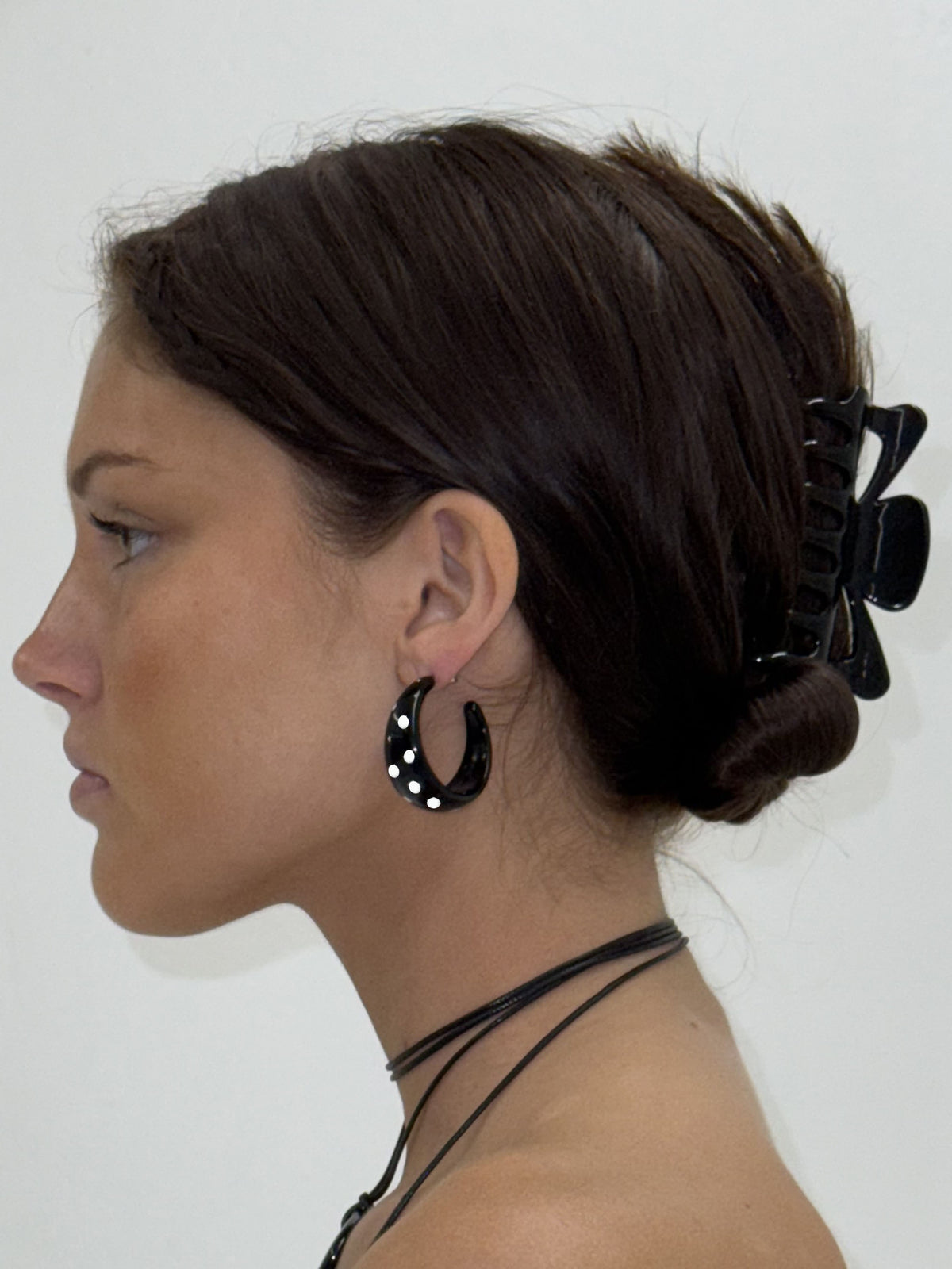Mari Carmen Black Hoops
