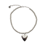 My Heart Silver Necklace