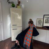 Galway - Blue&Orange Scarf