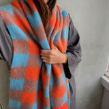 Galway - Blue&Orange Scarf