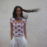 Lotus Polka Dots Top