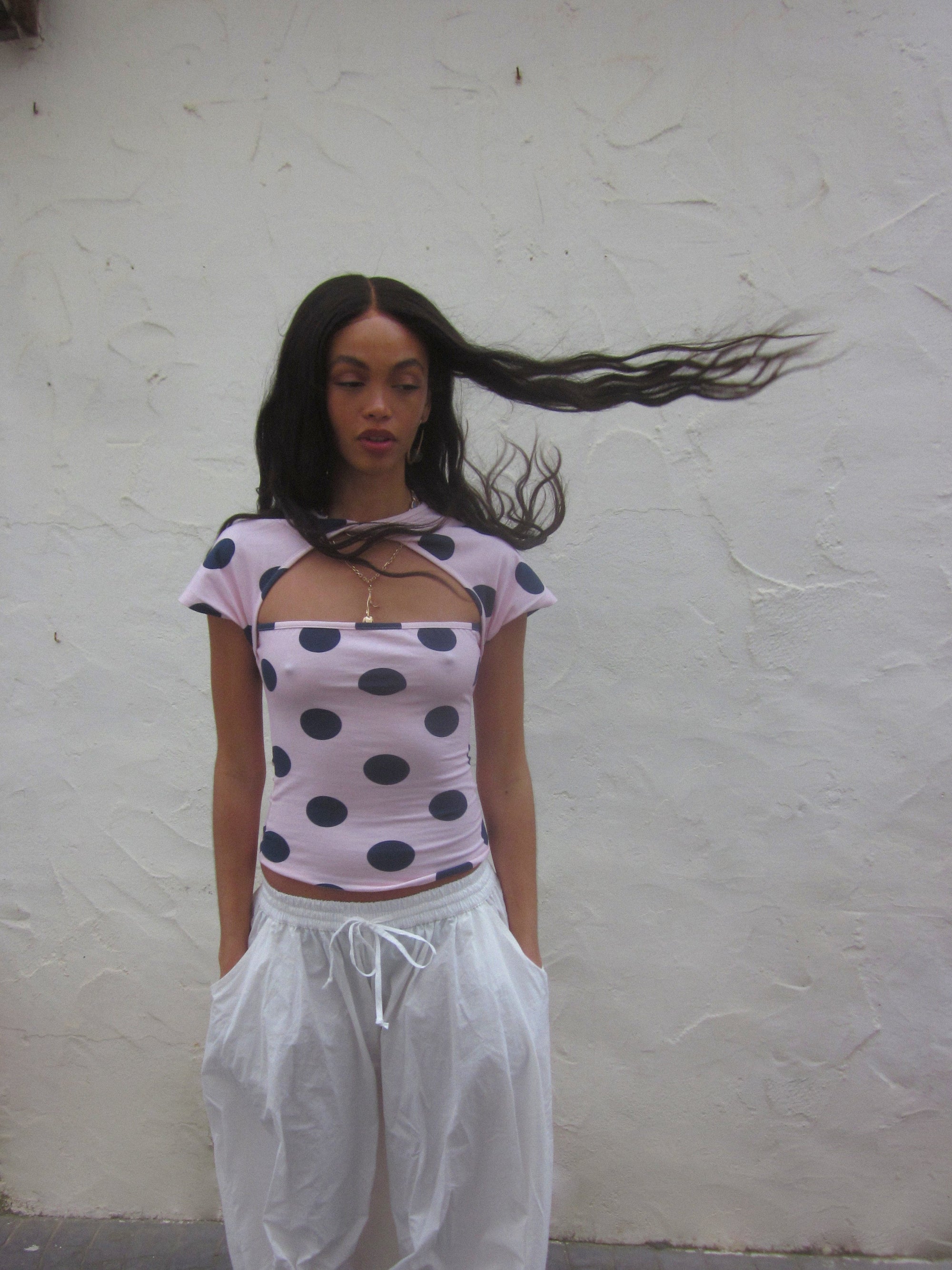 Lotus Polka Dots Top