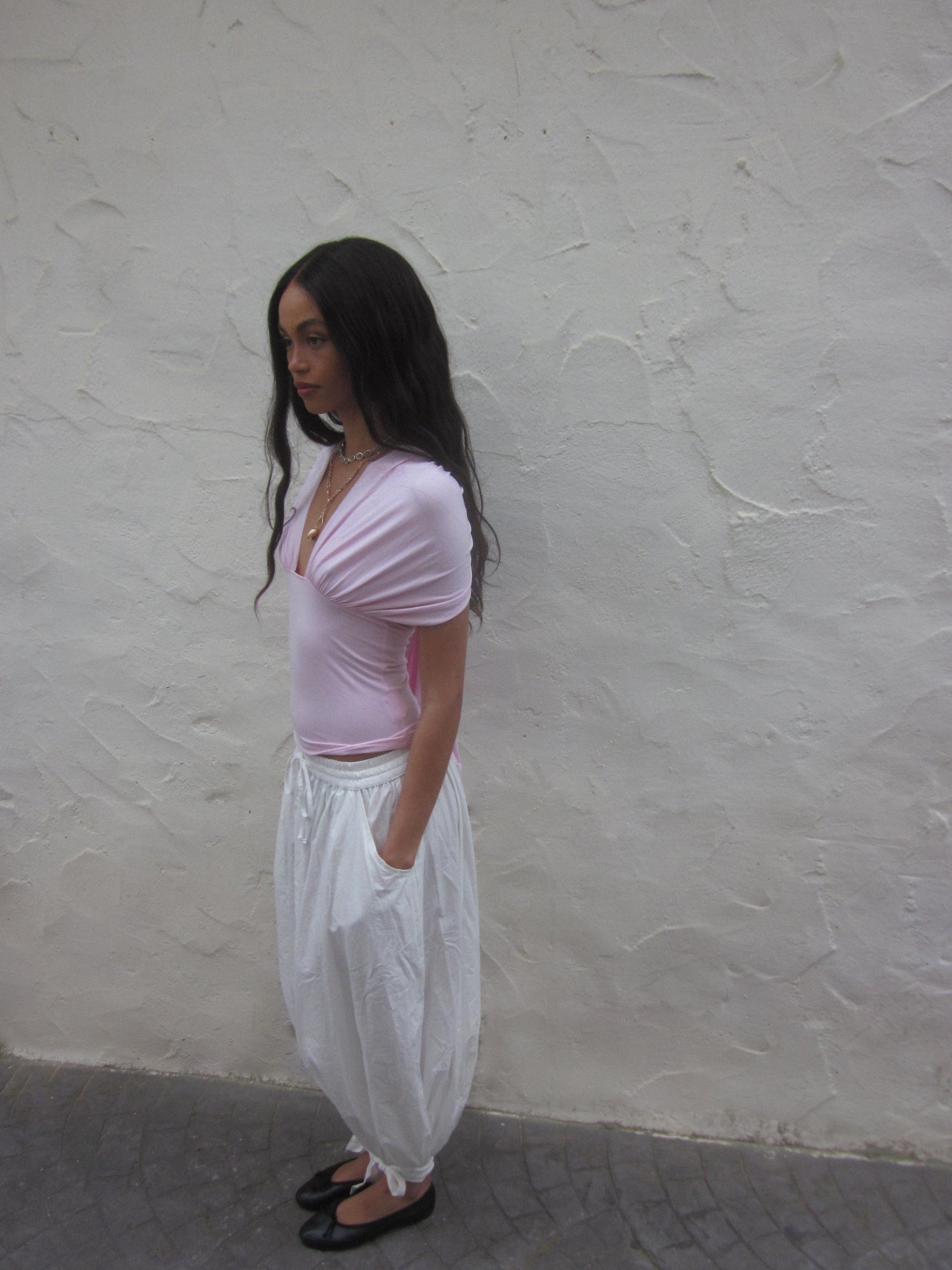 Isabela Pink Top