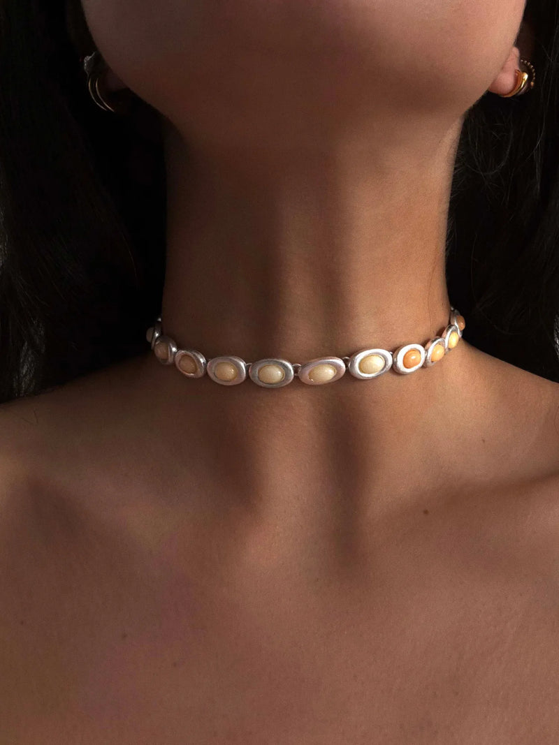 I gave you my heart Butter Silver Necklace