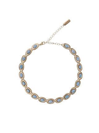 I gave you my heart Blue Gold Necklace