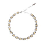 I gave you my heart Butter Silver Necklace