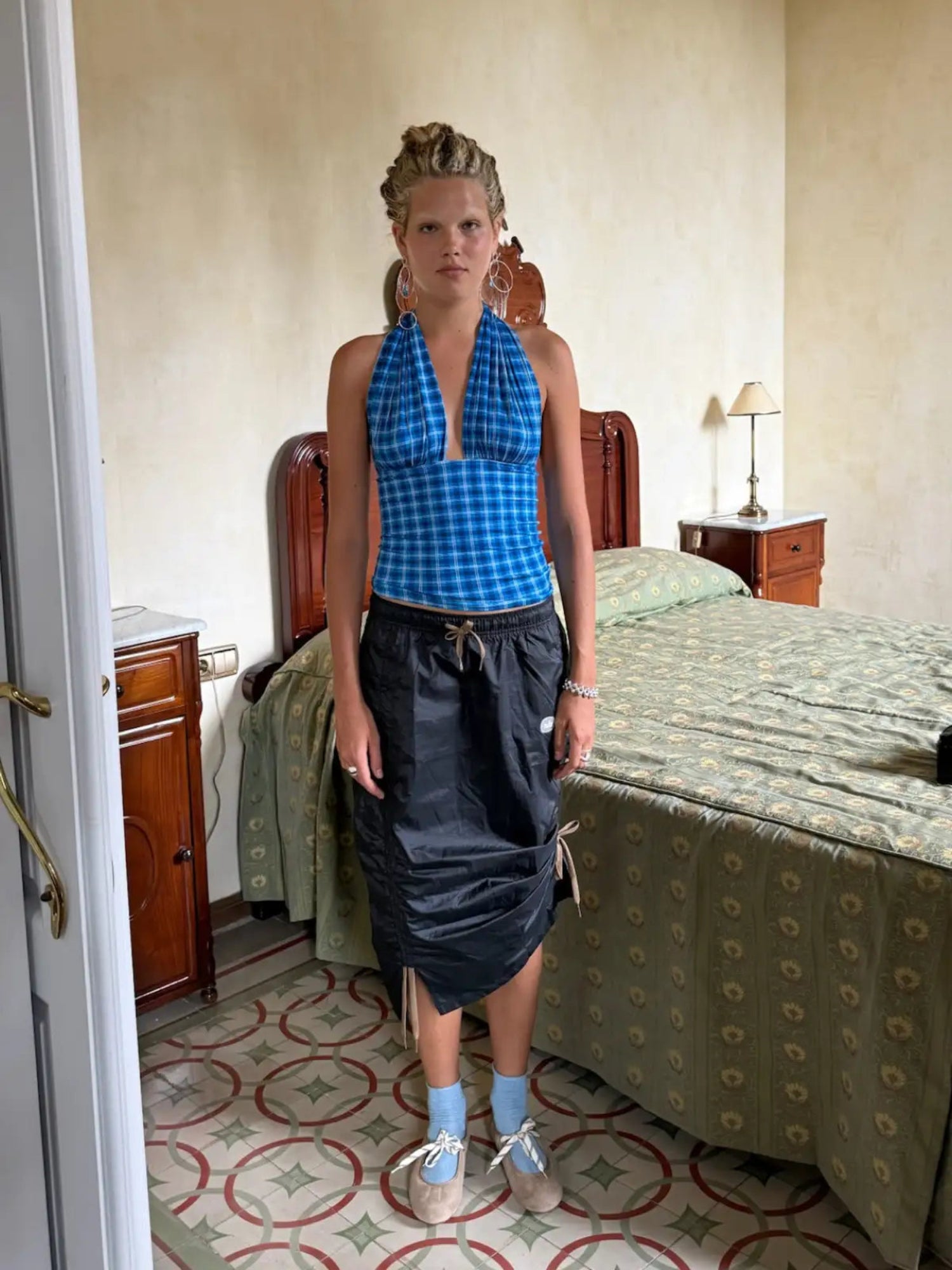 Isabela Indigo Top