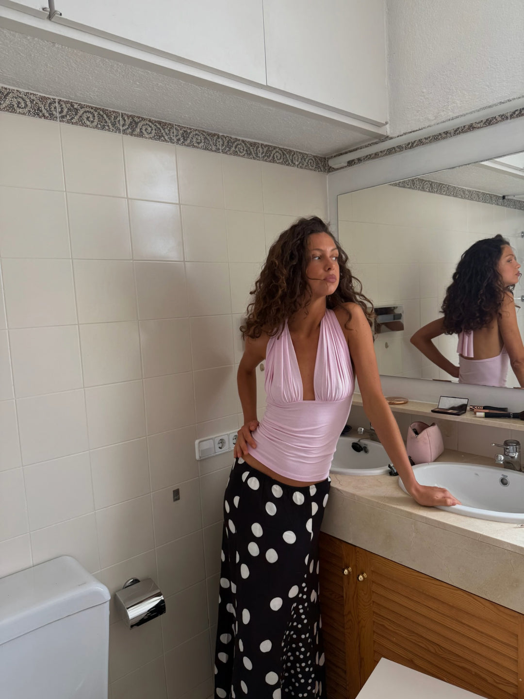 Isabela Pink Top main image 1