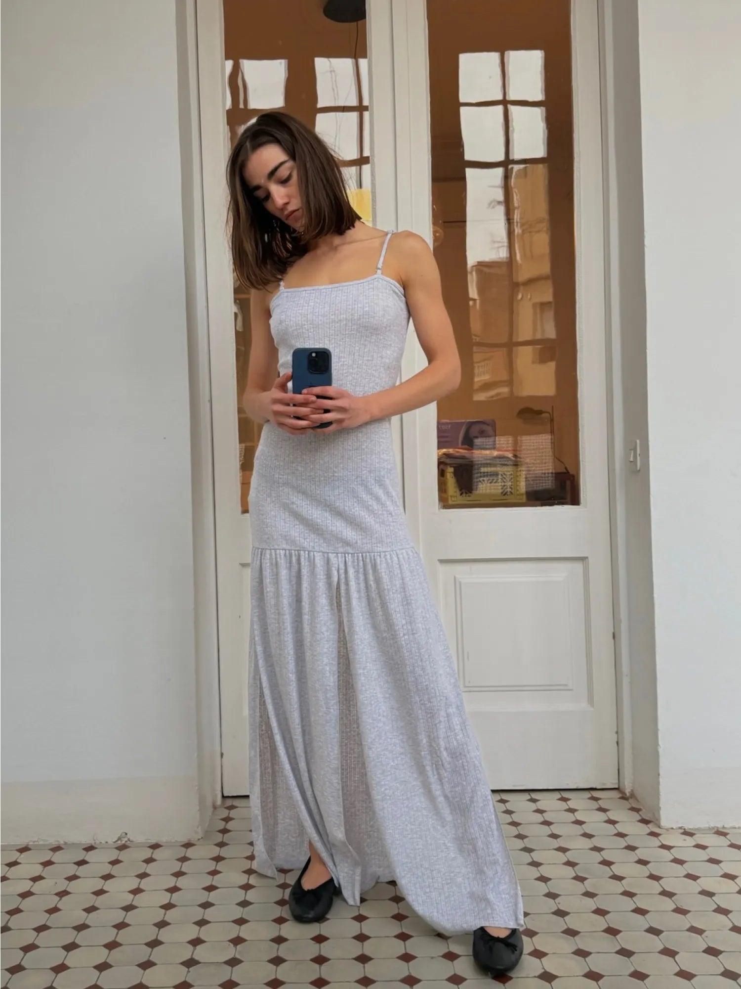 Jasmine Grey Dress