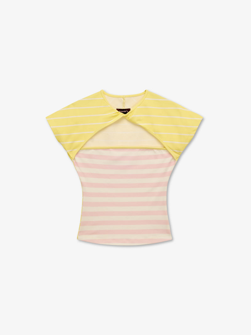 Lotus Stripes Top