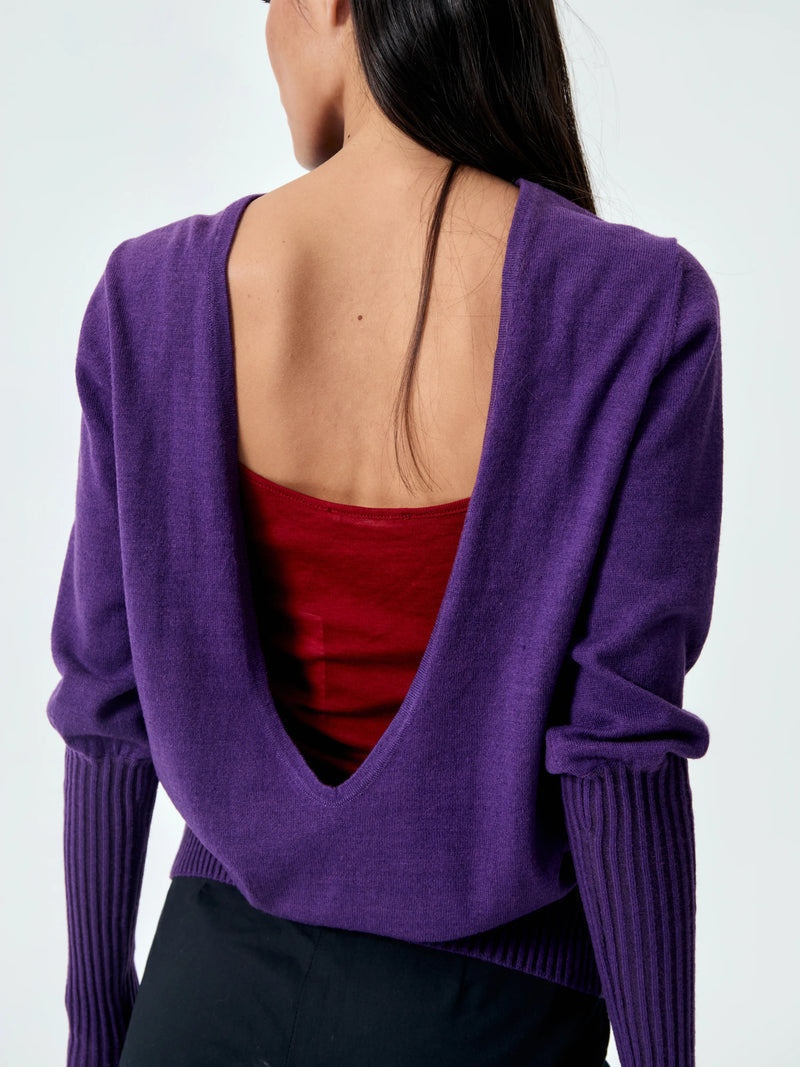 Lina Amethyst Sweater