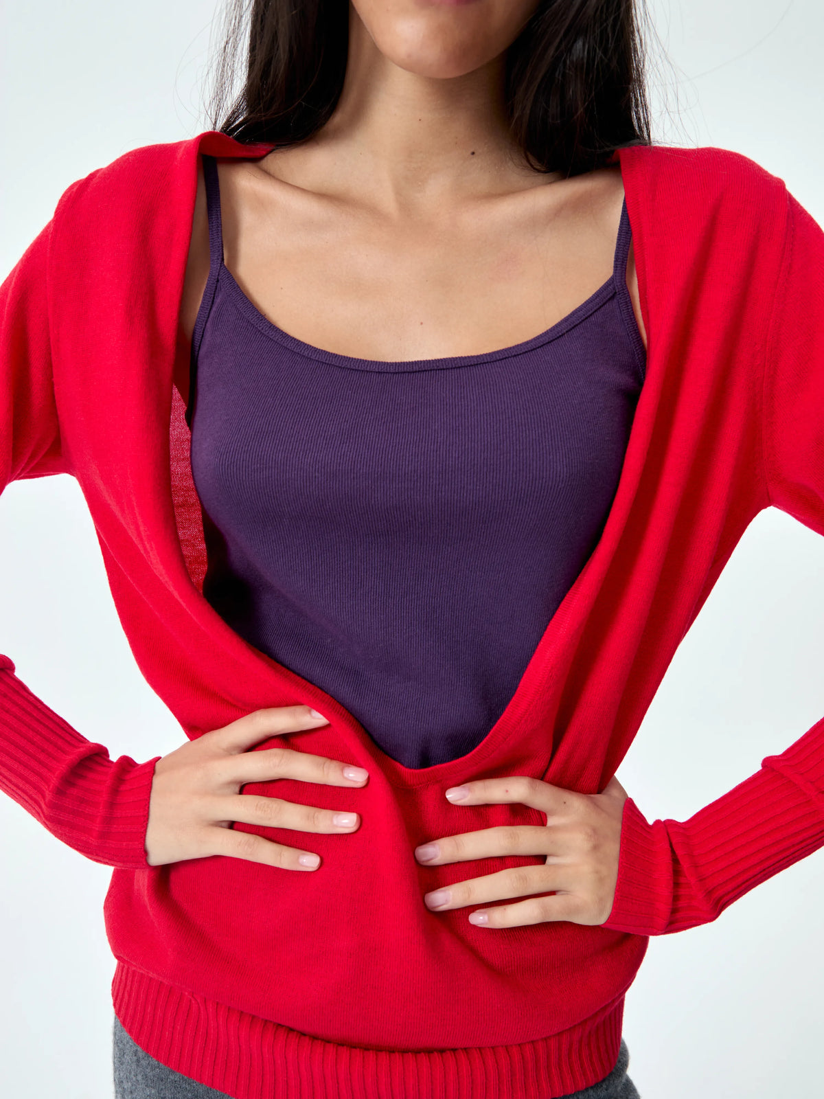 Lina Red Sweater