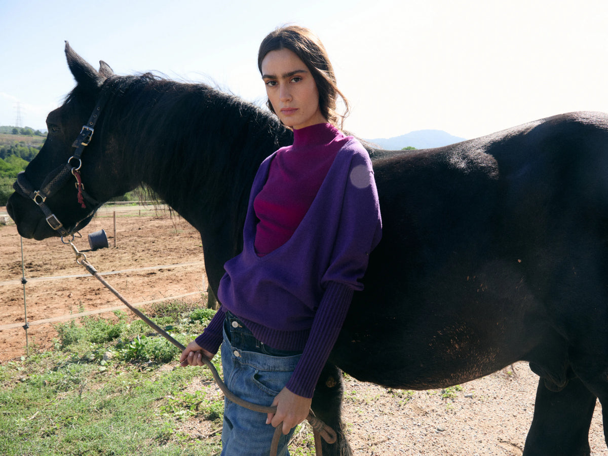 Lina Amethyst Sweater