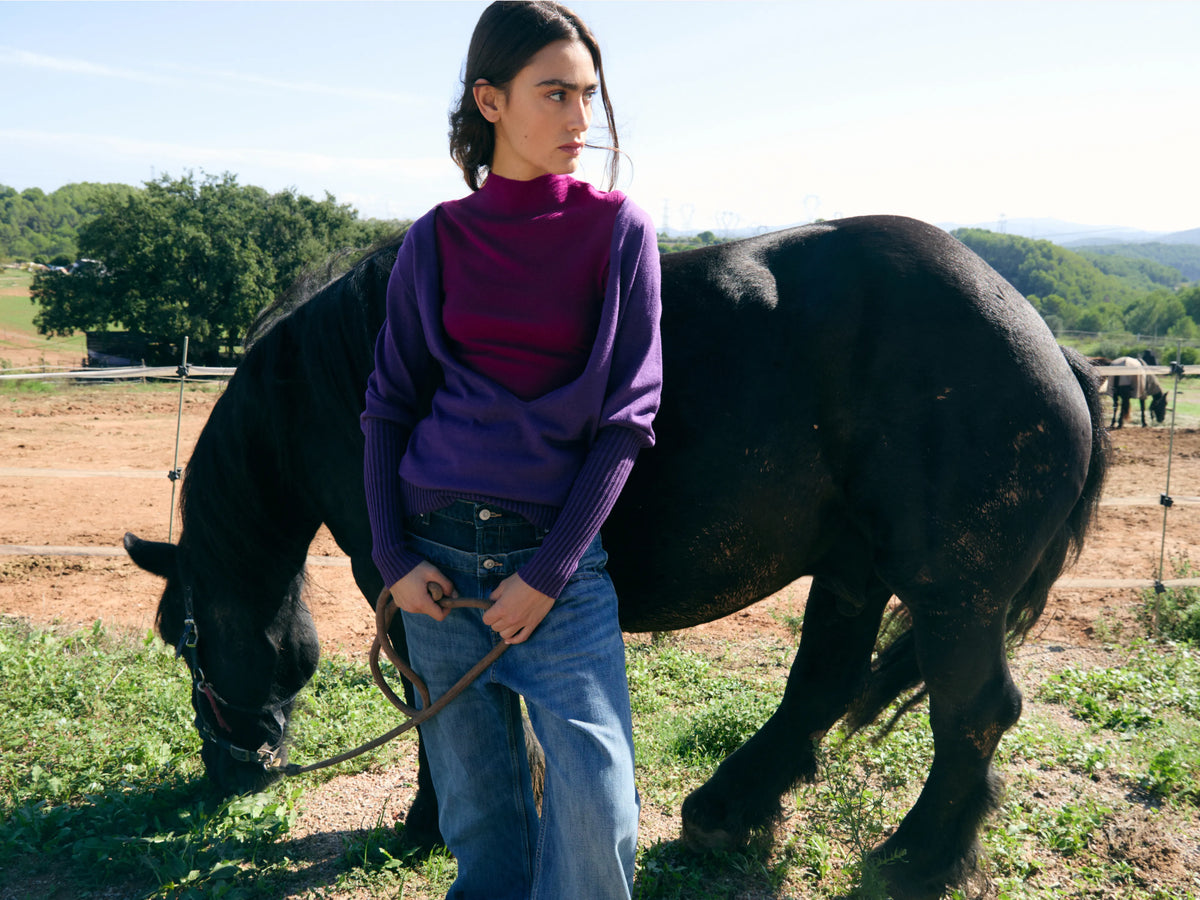 Lina Amethyst Sweater