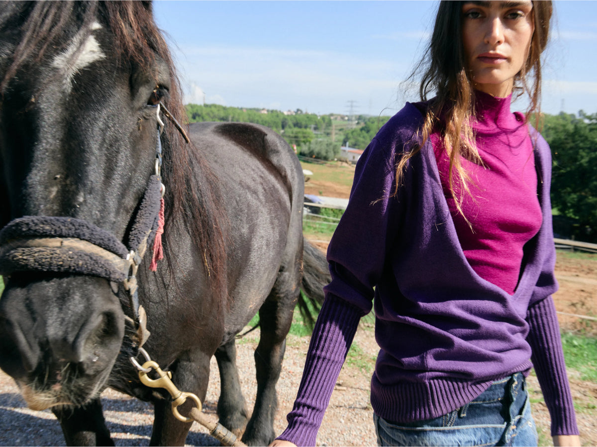 Lina Amethyst Sweater