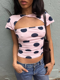 Lotus Polka Dots Top