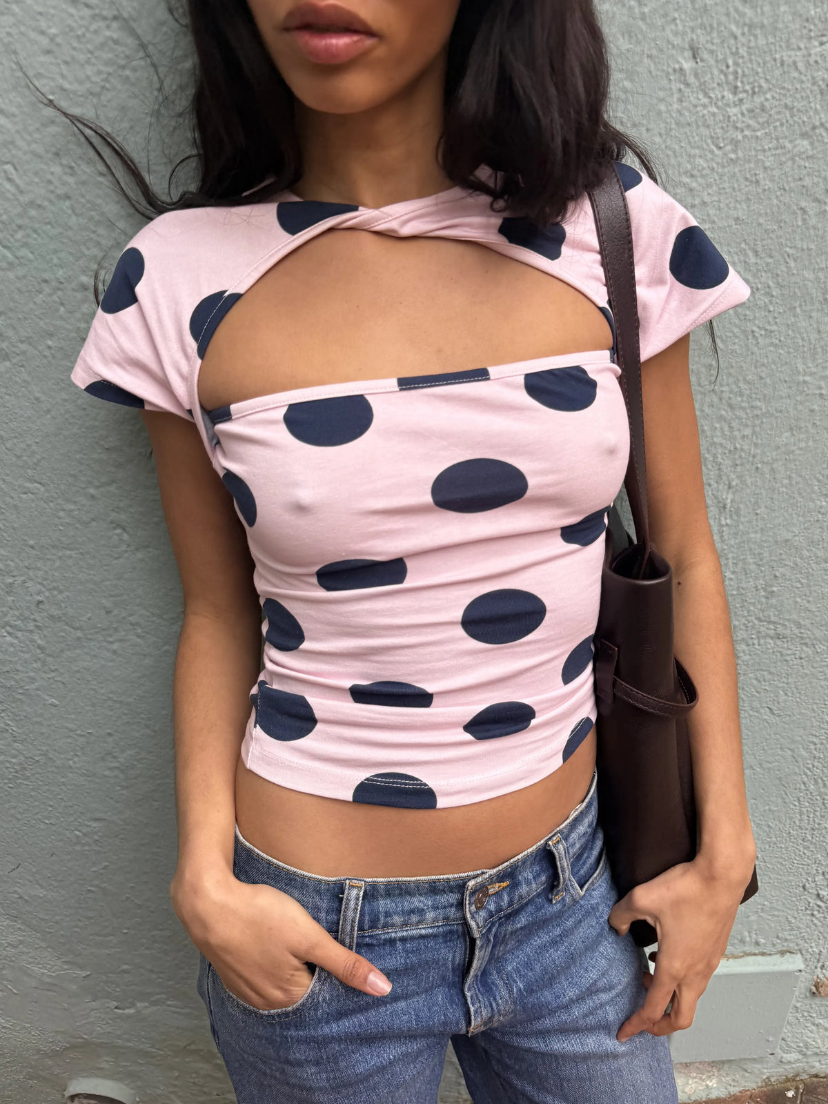 Lotus Polka Dots Top