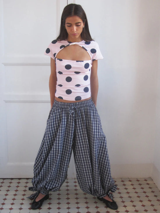 Lotus Polka Dots Top