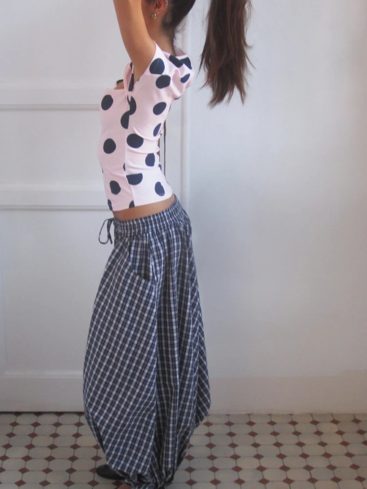 Pantaloni blu navy Magnolia