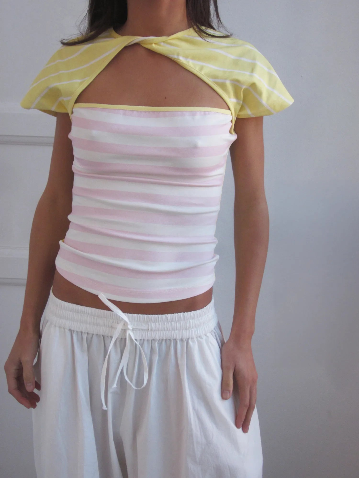 Lotus Stripes Top