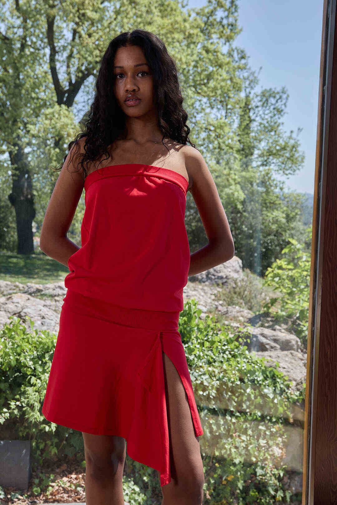 Red Caps Dress
