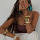 Macarena Hoops Turquoise