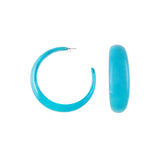 Macarena Hoops Turquoise