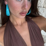 Macarena Hoops Turquoise
