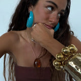 Macarena Hoops Turquoise