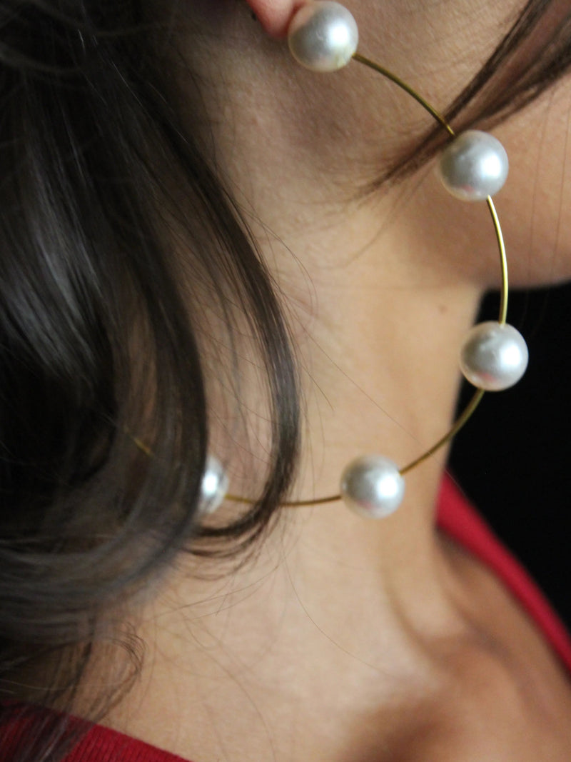 Moon Gold Orecchini