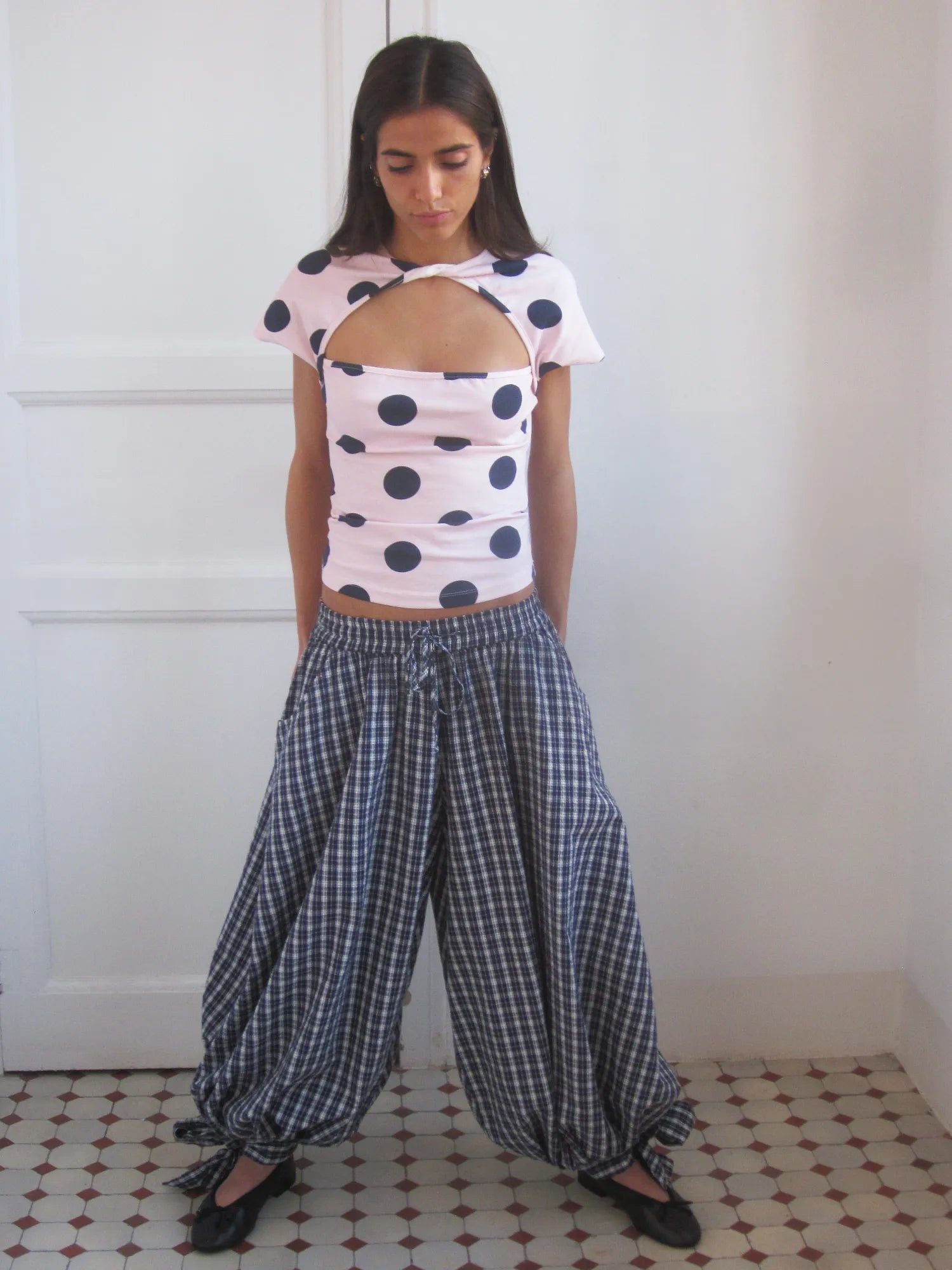 Pantaloni blu navy Magnolia
