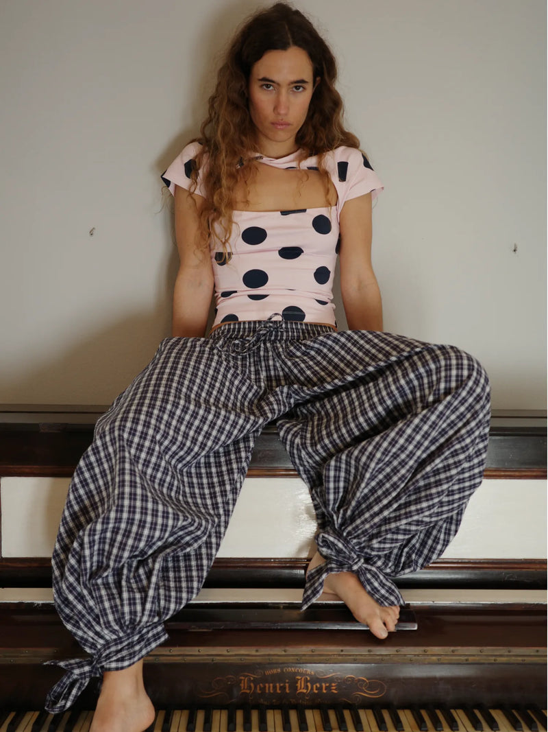 Pantaloni blu navy Magnolia