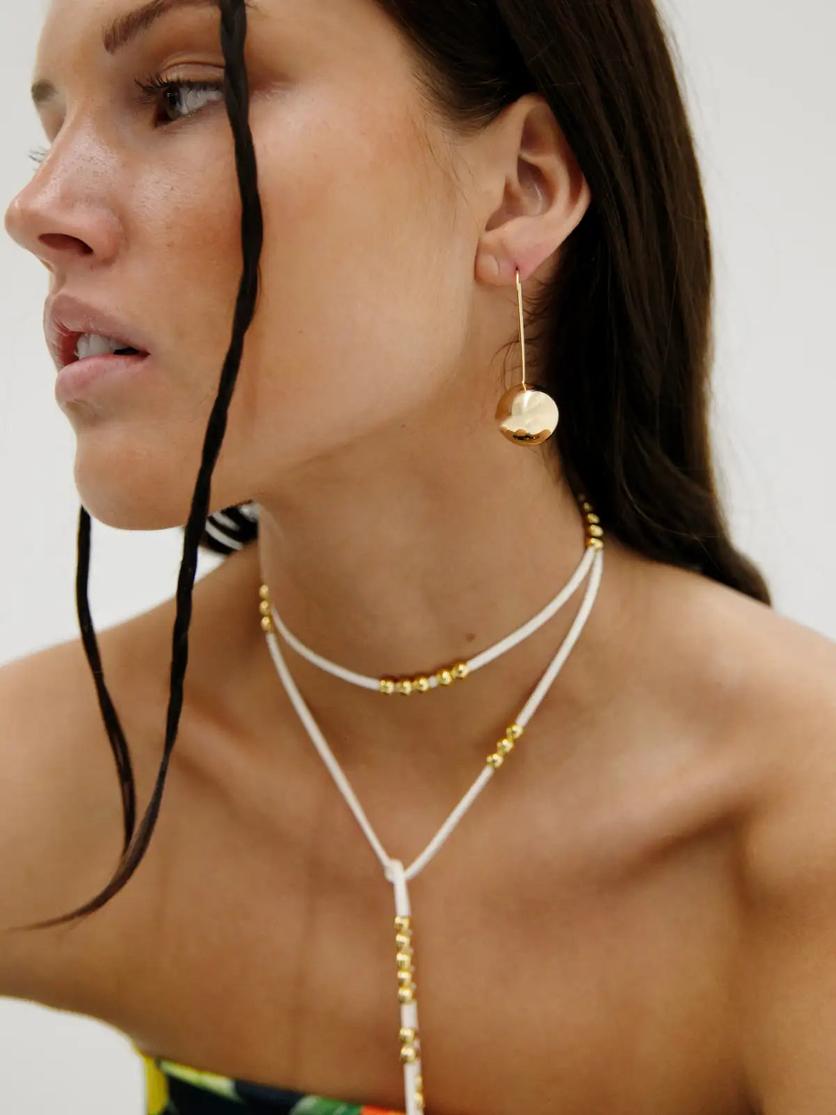 Make a Deal White Necklace