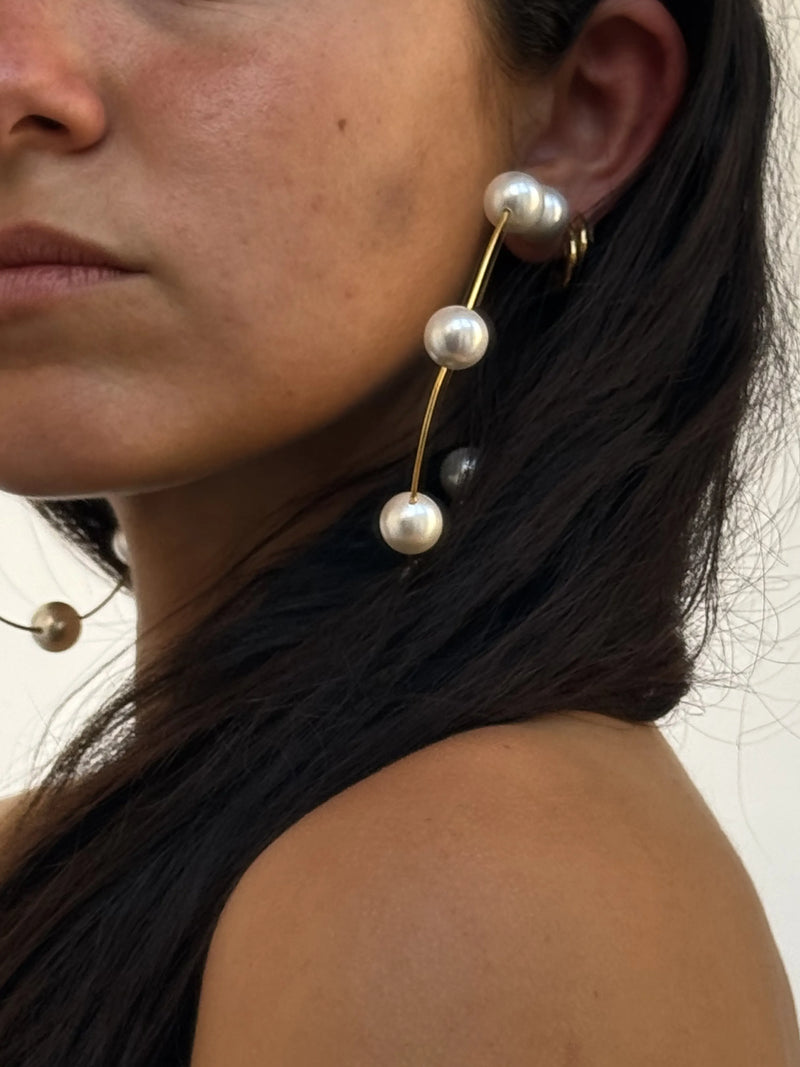 Moon Gold Earrings