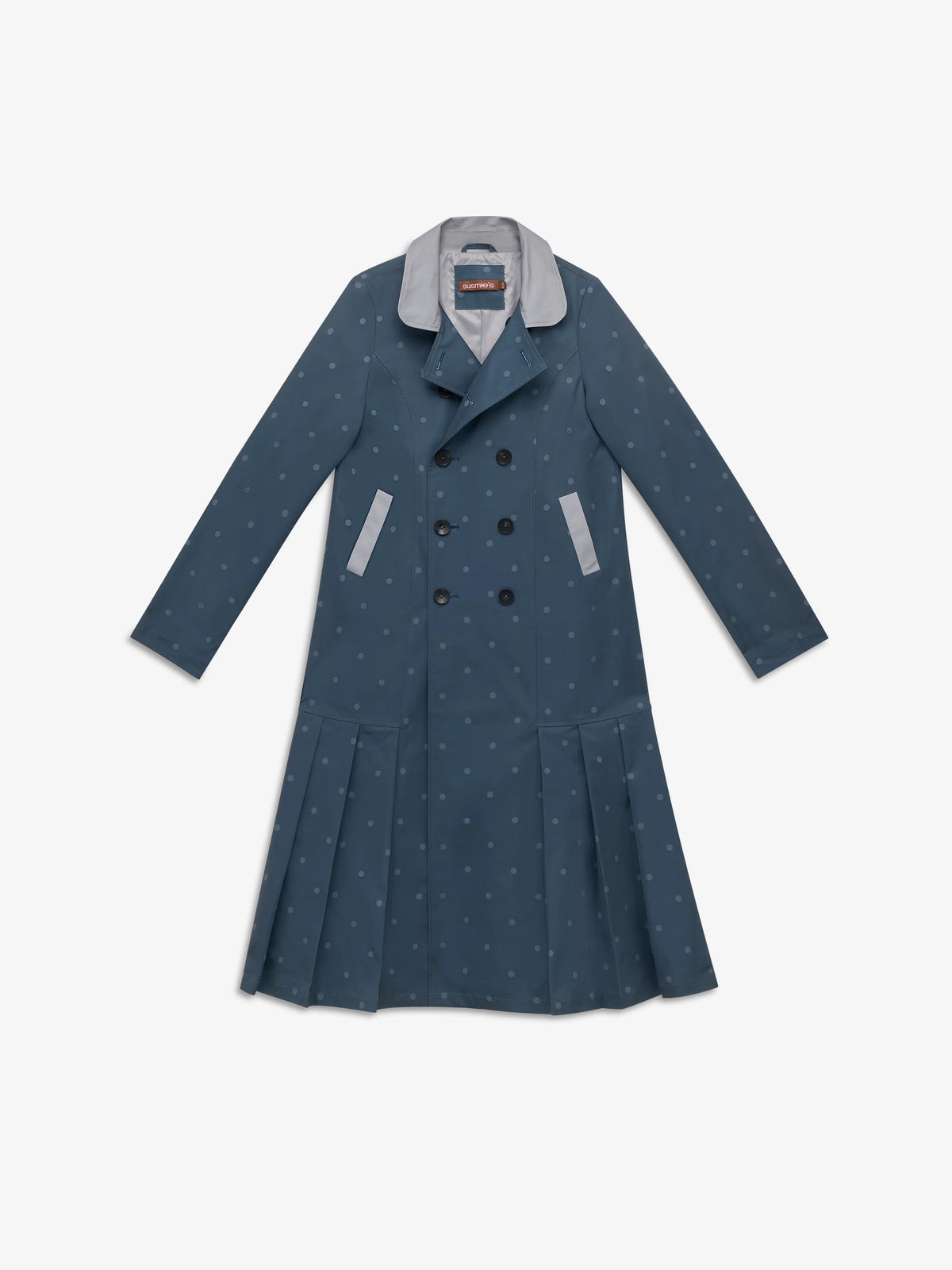 Nia Polka Dot Trench Coat