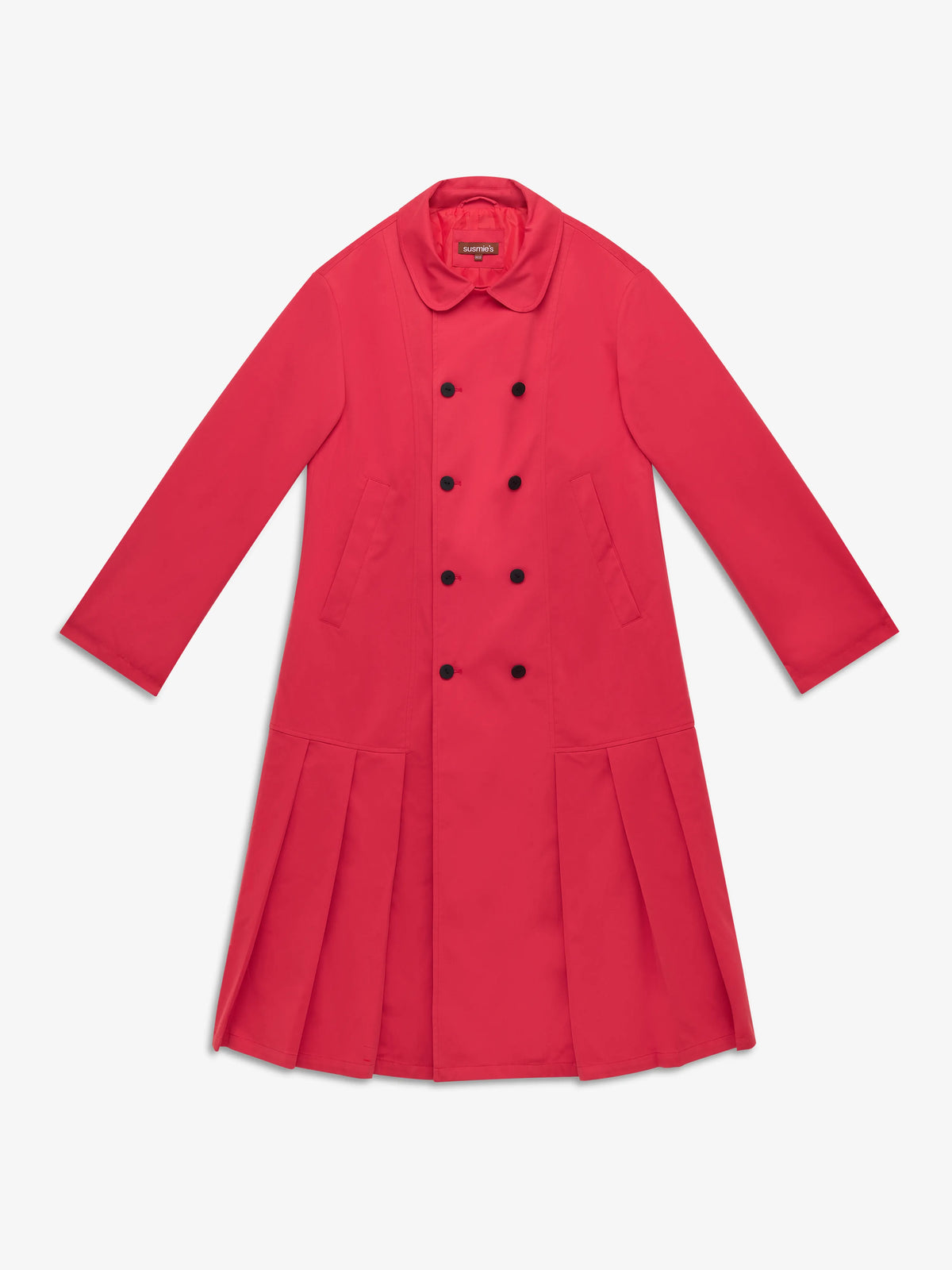 Nia Red Trench Coat