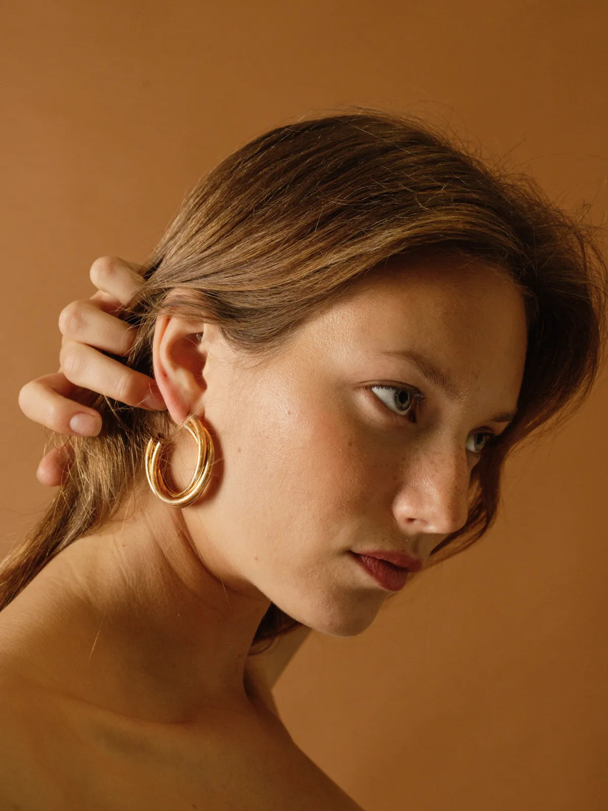 Olivia Gold Hoops