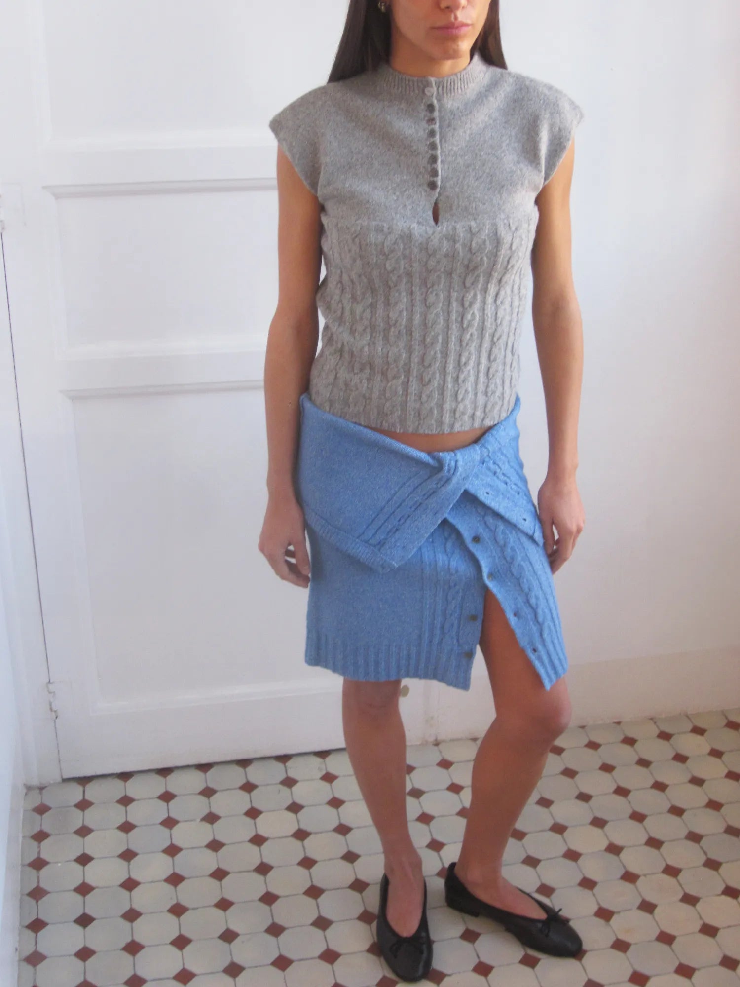Orchid Grey Top