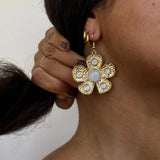 Petal Gold Earring