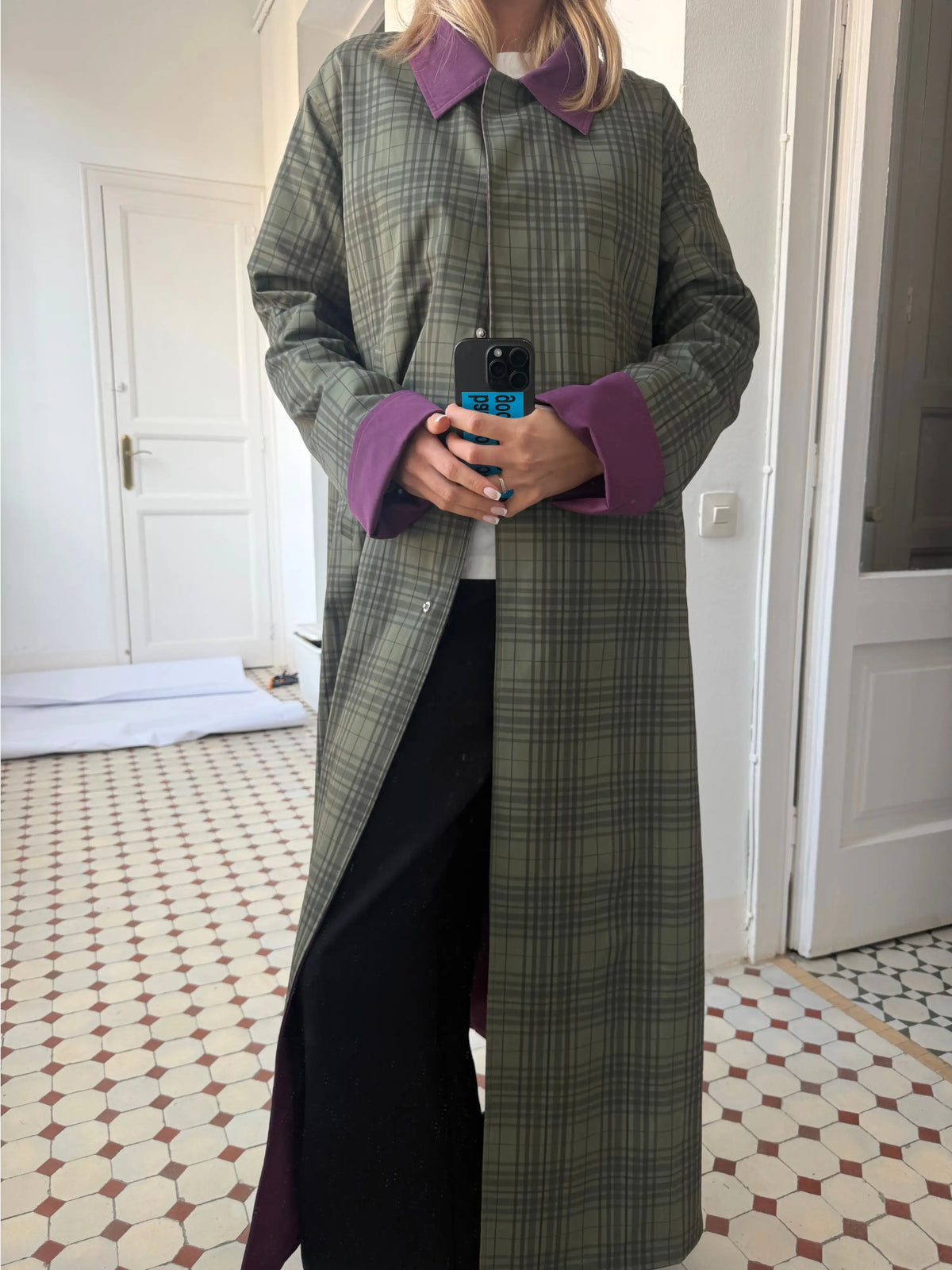 Pipa Reversible Trench Coat