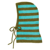 Cagoule vert polaire.